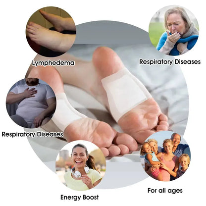Bee Venom Lymphatic Drainage & Slimming Foot Patches - Buy 1 Get 1 Free